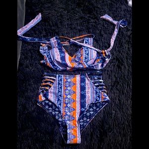 Size small nwot SHEIN high waisted bathing suit